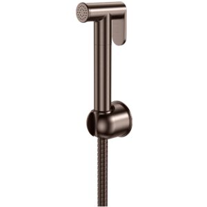 Scudo Douche Handset, Flexi Hose & Holder Brushed Bronze