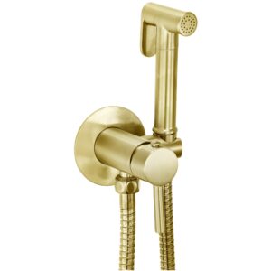 Scudo Integrated Douche Valve Kit Brushed Brass