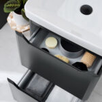 Scudo Ella 600mm Wall Hung Vanity Unit & Basin Matt Anthracite