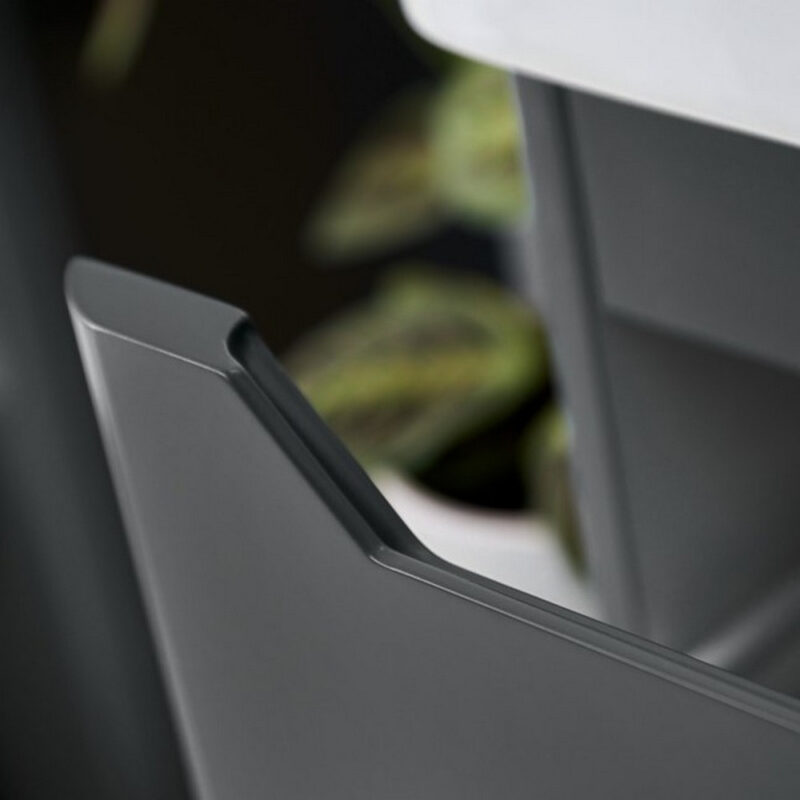 Scudo Ella 600mm Wall Hung Vanity Unit & Basin Matt Anthracite