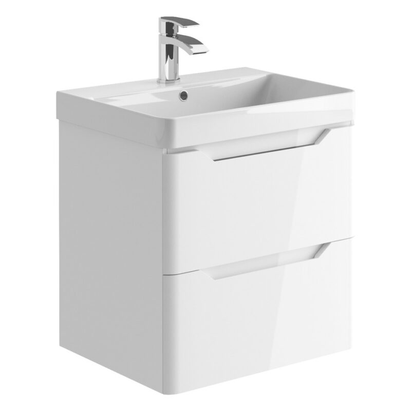 Scudo Ella 600 Wall Unit Gloss White Scudo Ella 600 Wall Unit Gloss White
