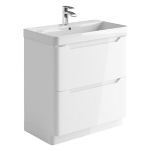 Scudo Ella 800 Floor Unit Gloss White