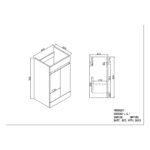 Scudo Empire 500 Vanity Unit Anthracite
