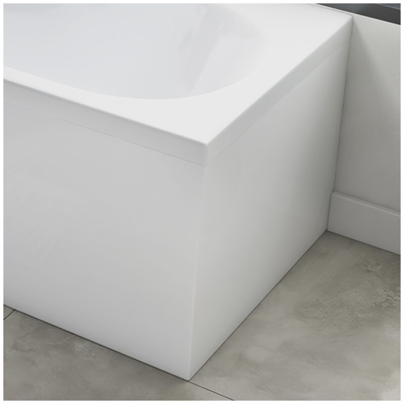 Scudo White Gloss Waterproof End Bath Panel 700mm Scudo White Gloss Waterproof End Bath Panel 700mm