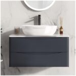 Scudo Neo Gloss White Polymarble Counter Top Basin
