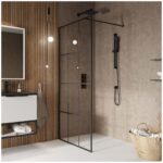 Scudo S8 Grid Glass Wetroom Screen 1000mm