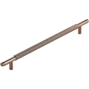 Scudo Knurled 400mm Handle Brushed Bronze
