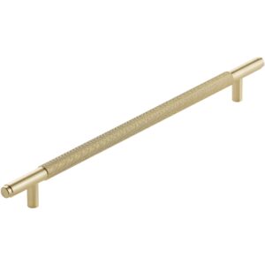 Scudo Knurled 400mm Handle Brushed Brass