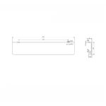 Scudo Flat 200mm Handle Gunmetal
