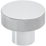 Scudo Knurled Round Handle 42mm Chrome