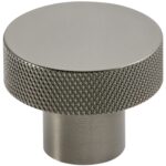 Scudo Knurled Round Handle 42mm Gunmetal