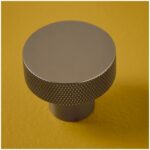 Scudo Knurled Round Handle 42mm Gunmetal