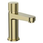 Scudo Koko Mono Basin Mixer Tap Brushed Brass
