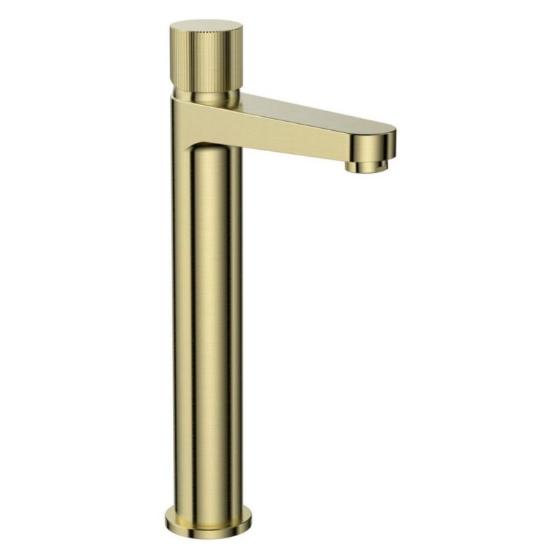 Scudo Koko Tall Basin Mixer Tap Brushed Brass Scudo Koko Tall Basin Mixer Tap Brushed Brass