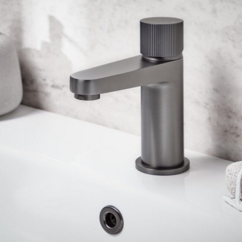 Scudo Koko Mini Mono Basin Mixer Tap Gunmetal