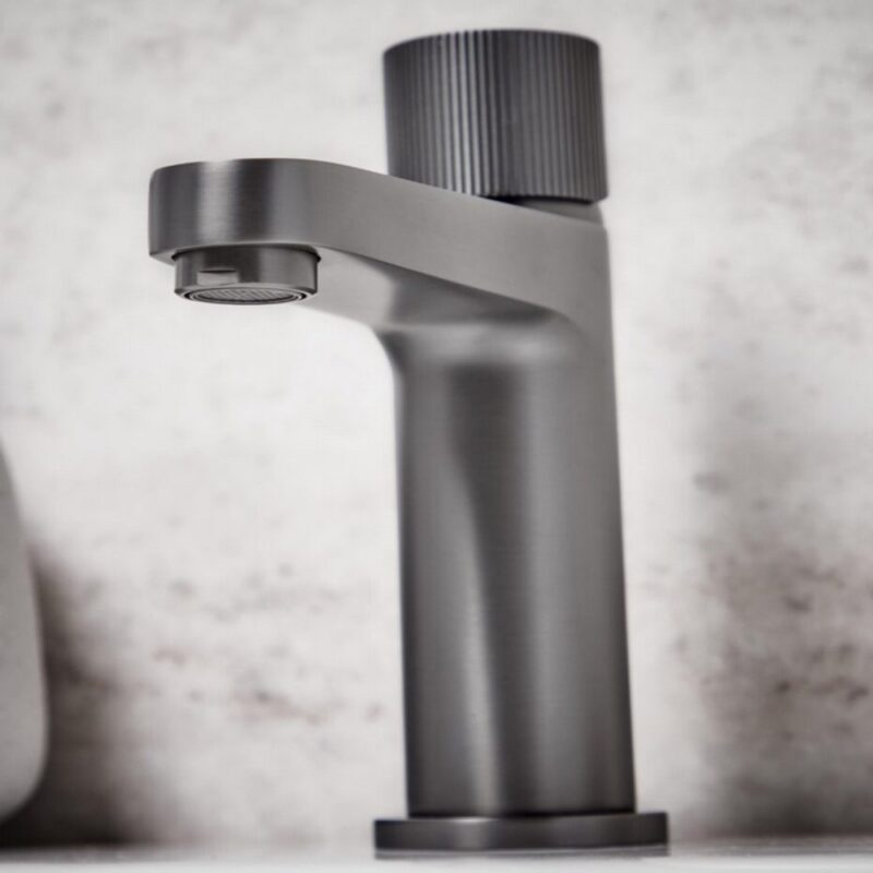 Scudo Koko Mini Mono Basin Mixer Tap Gunmetal
