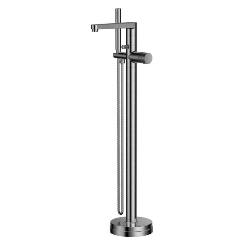 Scudo Koko Freestanding Bath Shower Mixer Gunmetal