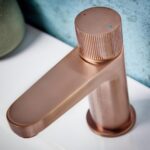 Scudo Koko Mini Mono Basin Mixer Tap Brushed Bronze