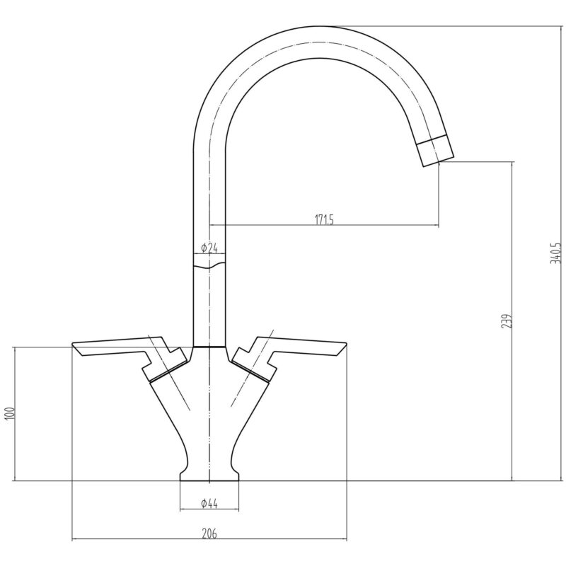 Scudo Olicana Kitchen Tap