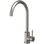 Scudo Manhattan Brushed Stainless Steel Kitchen Mixer Tap