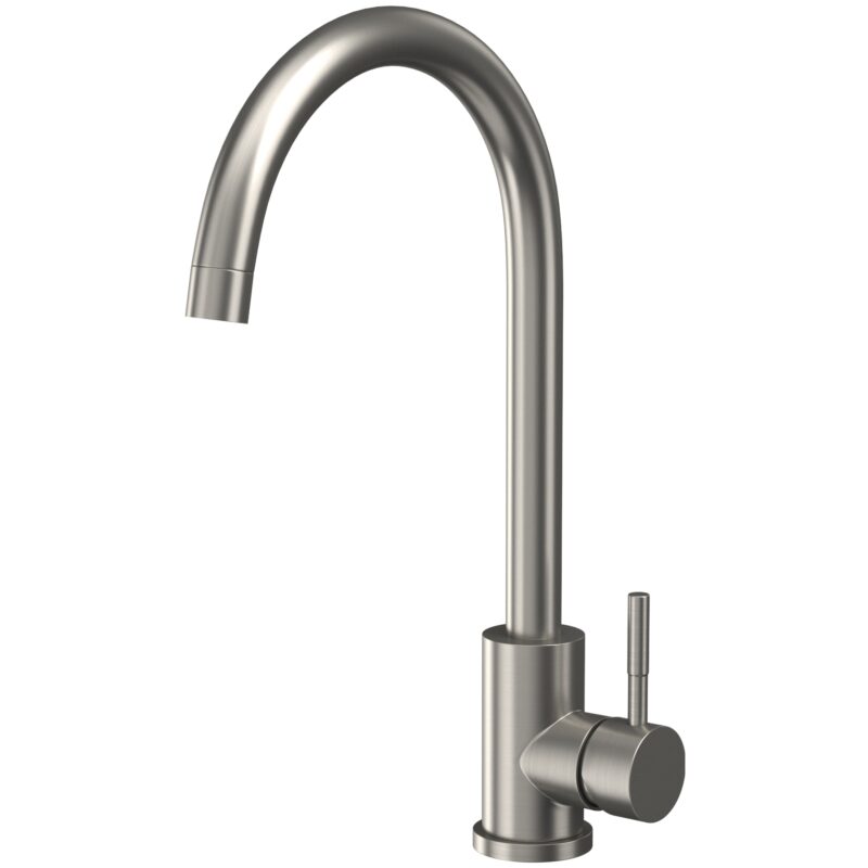 Scudo Manhattan Brushed Stainless Steel Kitchen Mixer Tap Scudo Manhattan Brushed Stainless Steel Kitchen Mixer Tap