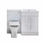 Scudo Lili 1100mm Right Hand Sculptured Stone Basin