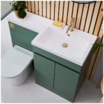 Scudo Lili 1100mm Right Hand Sculptured Stone Basin