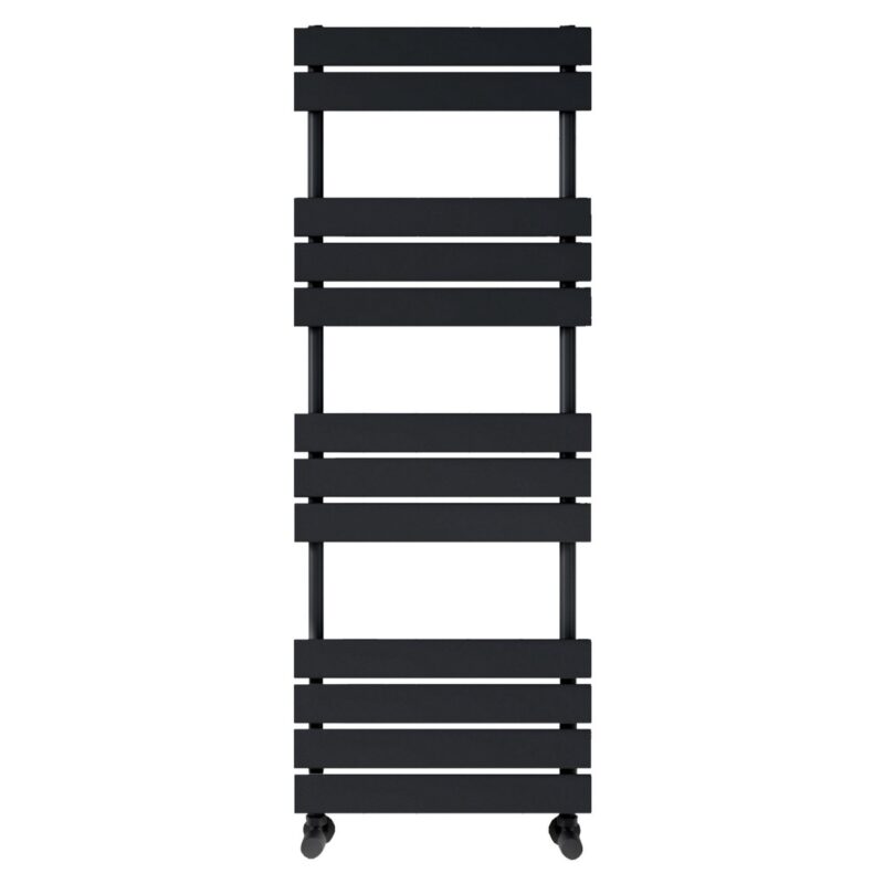 Scudo Life 1200 x 450mm Towel Radiator Black