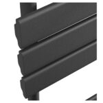 Scudo Life 1200 x 450mm Towel Radiator Black