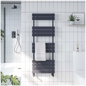 Scudo Life Anthracite Towel Radiator 600 x 1200mm