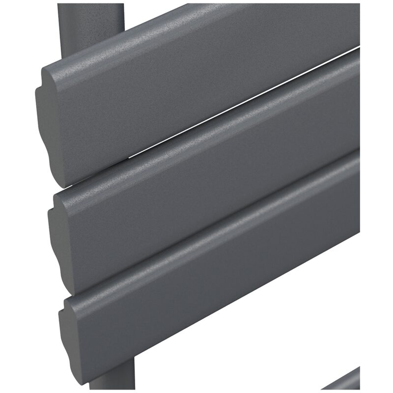 Scudo Life Anthracite Towel Radiator 600 x 1200mm