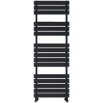 Scudo Life Black Towel Radiator 600 x 1600mm
