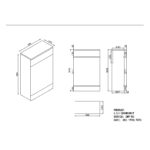 Scudo Empire 500 WC Unit Anthracite