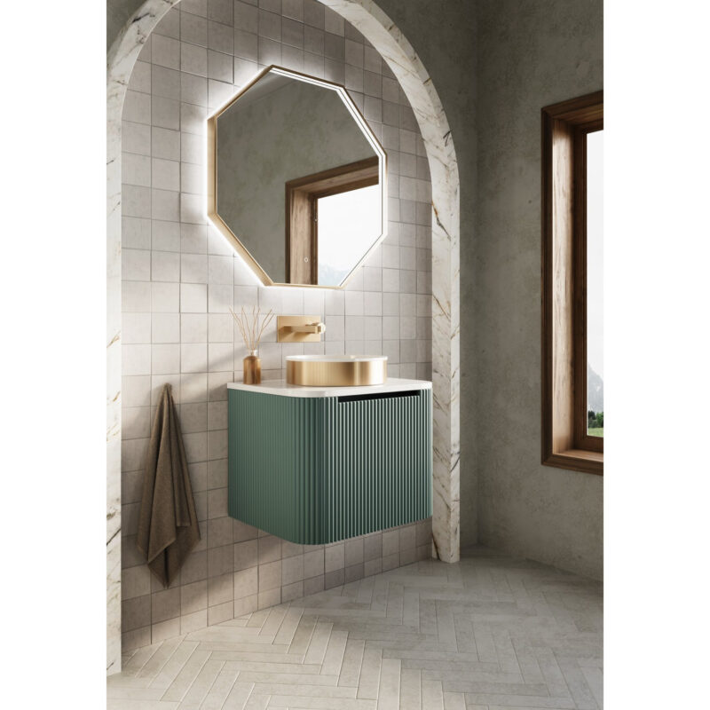 Scudo Linea Curve 600 Unit Reed Green