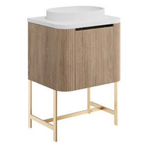 Scudo Linea Curve 600 Unit Sonoma Oak