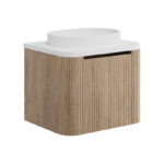 Scudo Linea Curve 600 Unit Sonoma Oak