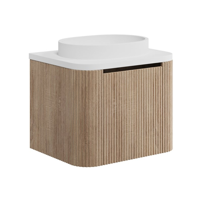 Scudo Linea Curve 600 Unit Sonoma Oak