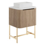 Scudo Linea Curve 600 Unit Sonoma Oak