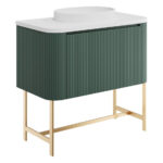 Scudo Linea Curve 900 Unit Reed Green