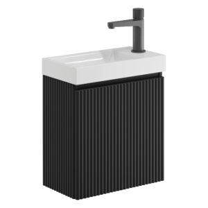 Scudo Linea Cloakroom Unit Matt Black