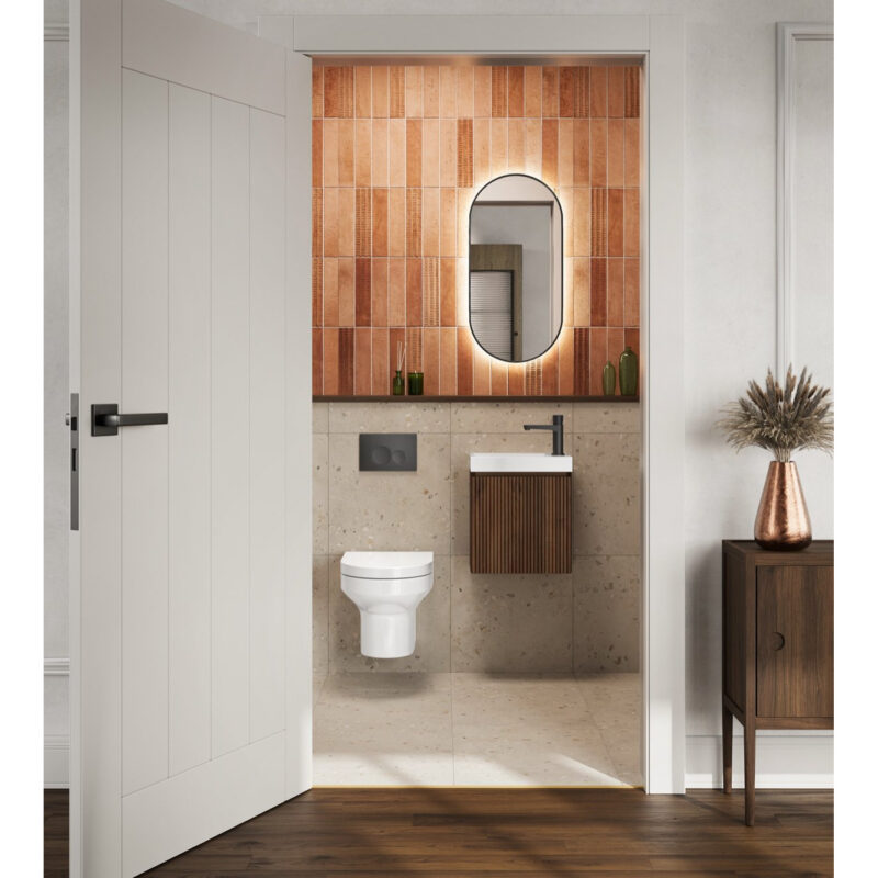Scudo Linea Cloakroom Unit Walnut