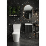 Scudo Linea Rimless Back to Wall Pan & Seat White