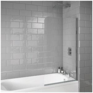 Scudo S6 Radius Edge Bath Screen 1400x800mm