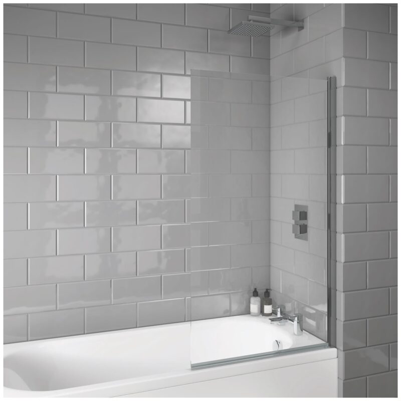 Scudo S6 Square Edge Bath Screen 1400x800mm Scudo S6 Square Edge Bath Screen 1400x800mm