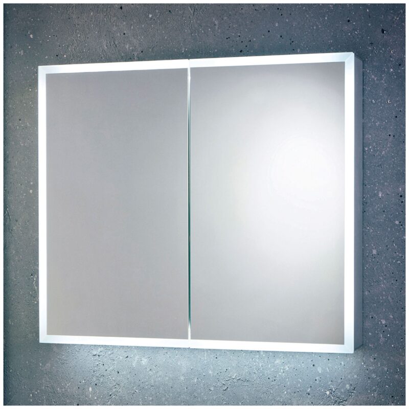 Scudo Mia 600x700mm LED Mirror Cabinet with Demister & Shaver Socket Scudo Mia 600x700mm LED Mirror Cabinet with Demister & Shaver Socket