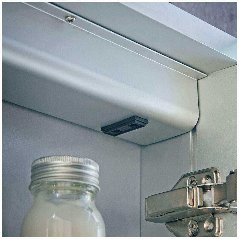 Scudo Mia 600x700mm LED Mirror Cabinet with Demister & Shaver Socket