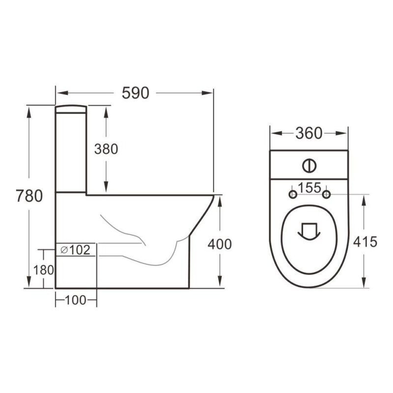 Scudo Middleton Rimless Closed Back Pan