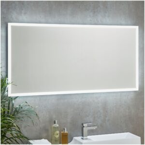 Scudo Mosca 1200x600mm LED Mirror with Demister & Shaver Socket