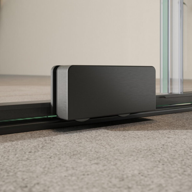 Scudo S8 Momentum 1400mm Gunmetal Sliding Wetroom Panel