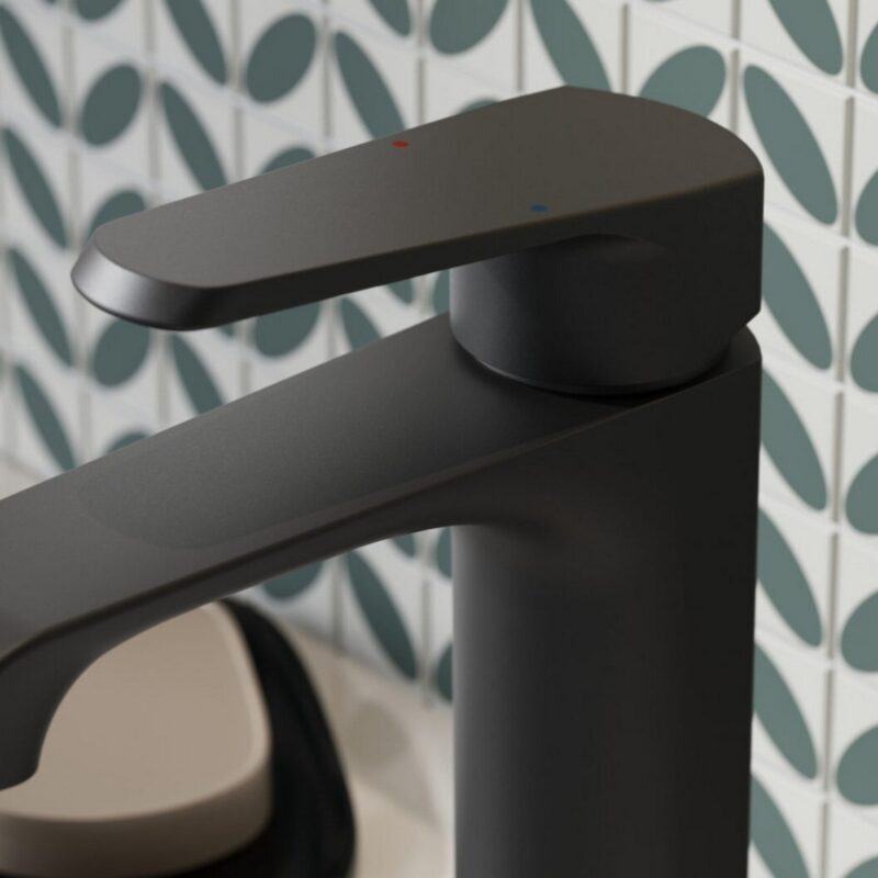 Scudo Montana Mono Basin Mixer Tap Matt Black